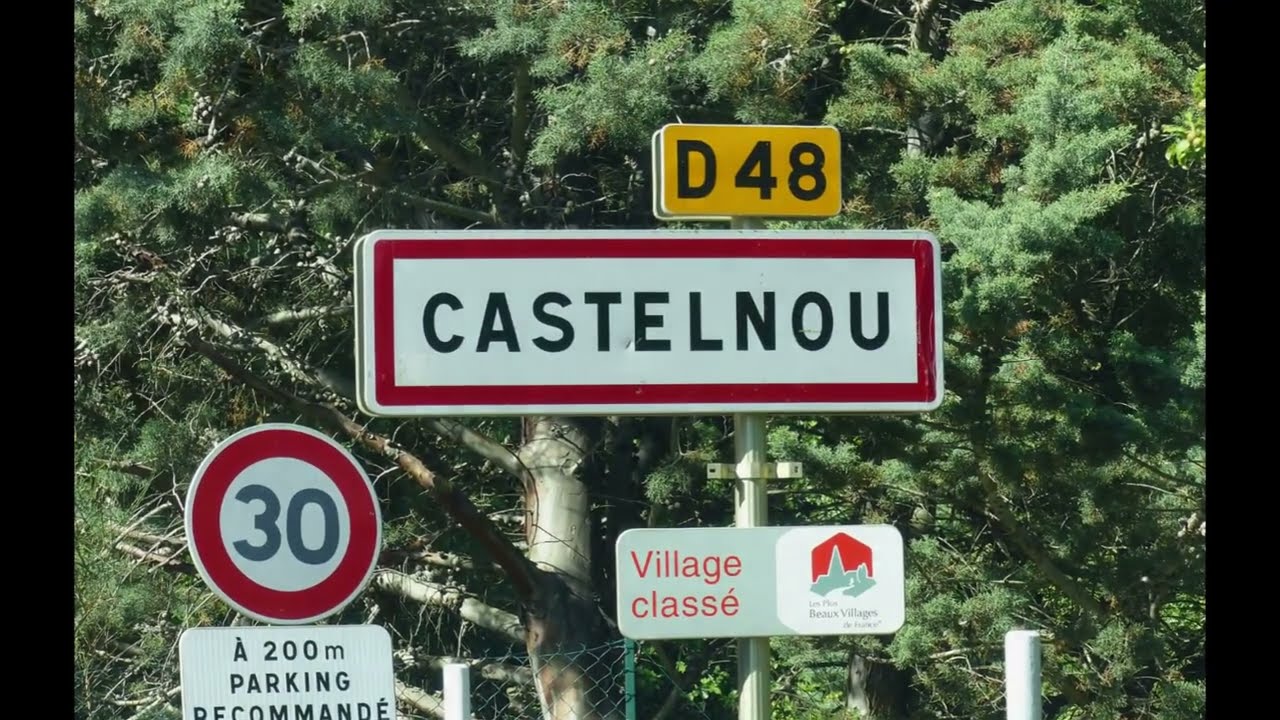 Castelnou, village dans les Pyrénées