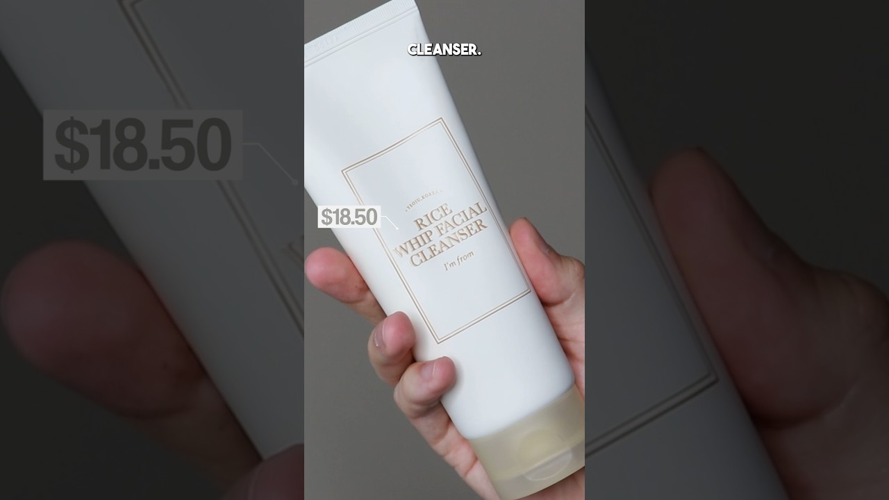 i'm from rice whip facial cleanser review 🍦