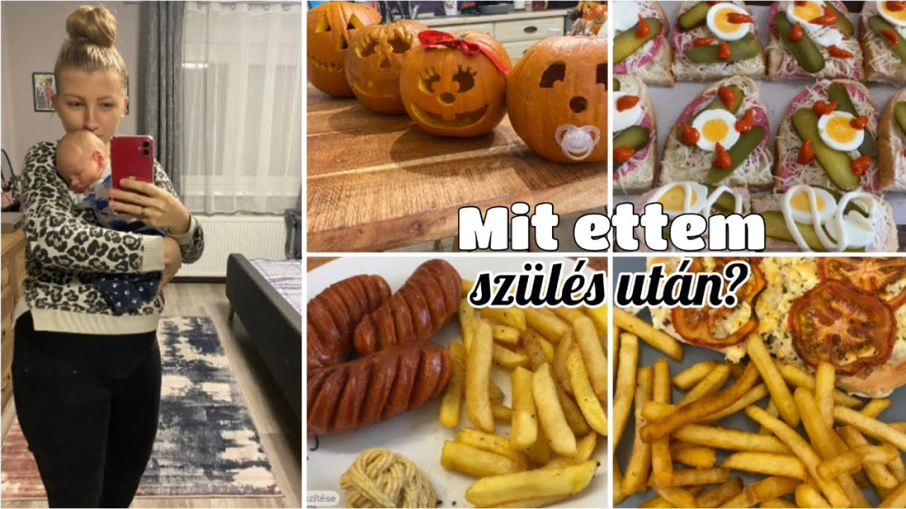 Mit ettem a szülés utáni hetekben? Kenyérből Tepsis Pizza|Mit eszek egy héten?