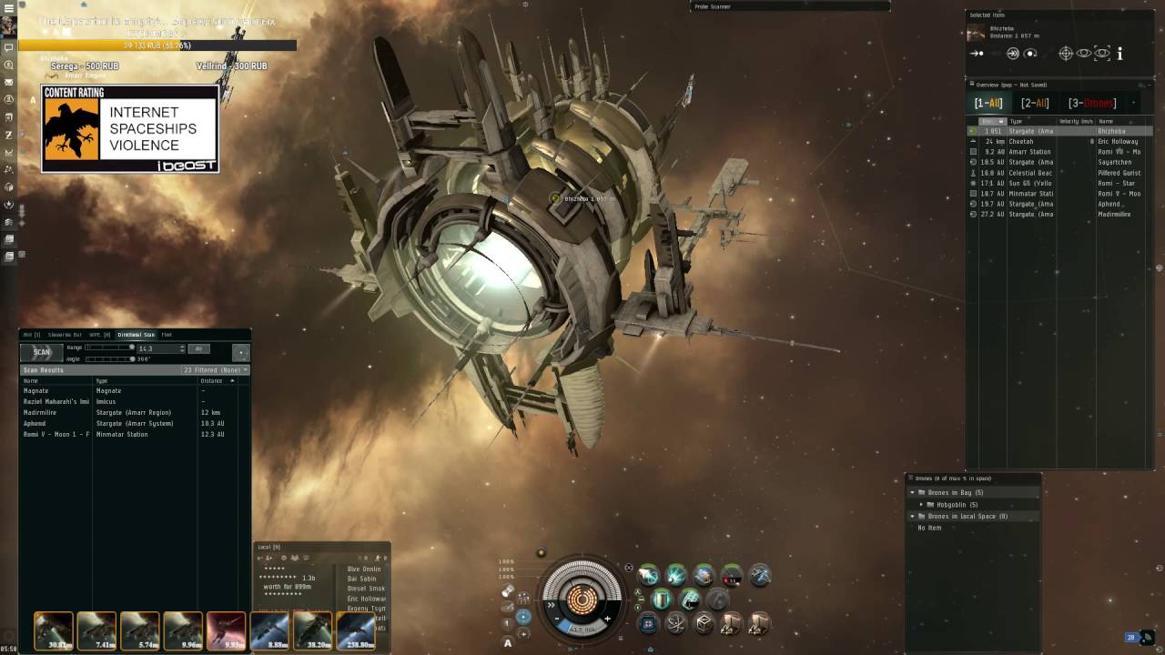 EvE [Stream] Solo PvP #10 (Nighthawk)