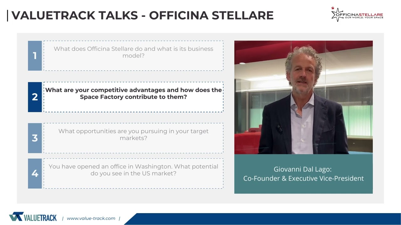 Interview with Giovanni Dal Lago, CEO Officina Stellare