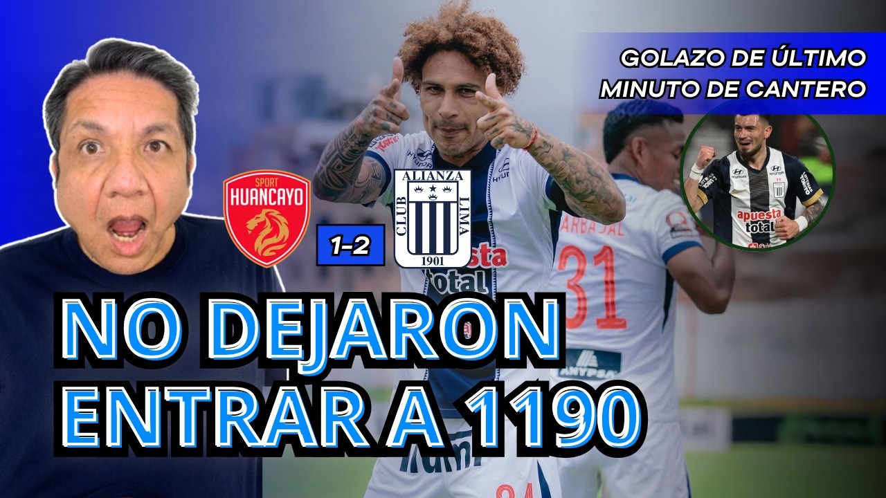 Alianza ganó en el último minuto en Huancayo sin transmisión de TV. El análisis de Vicente Cisneros 
