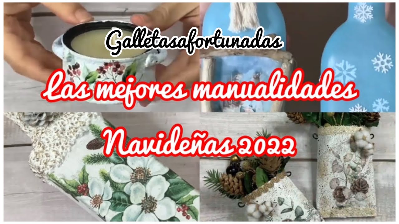 Las mejores manualidades navideñas del 2022 - Galletasafortunadas