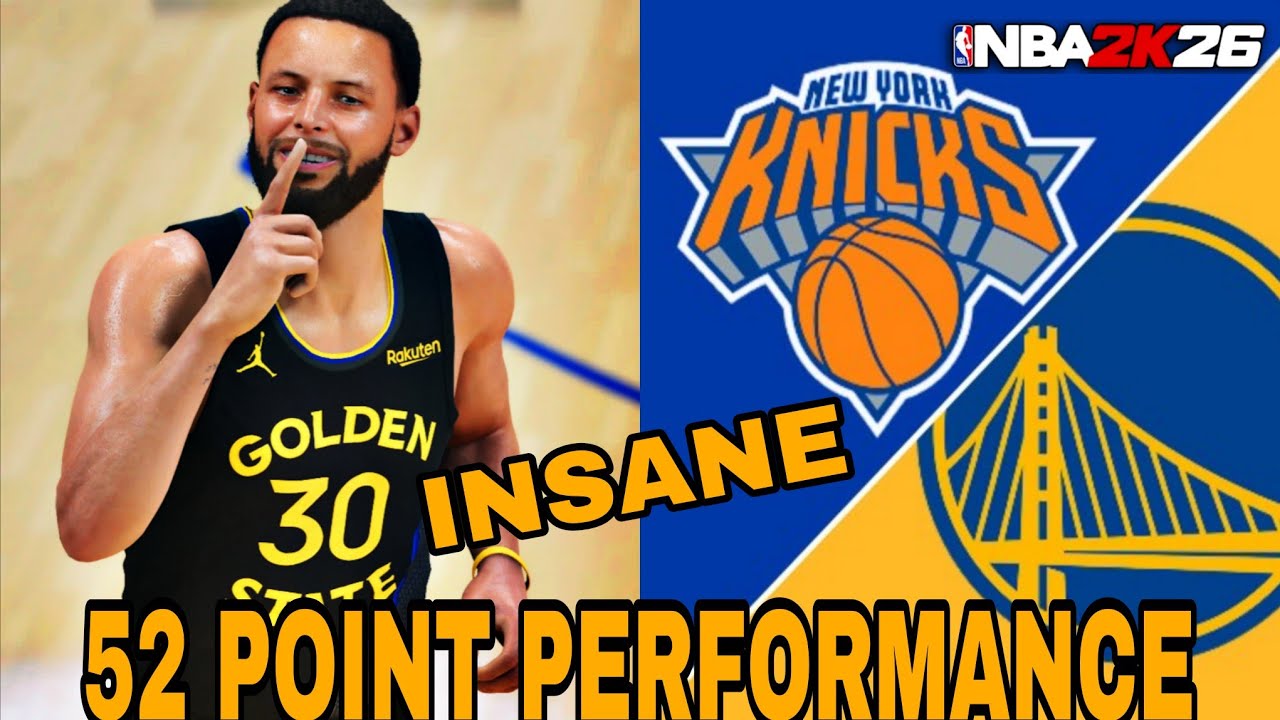 STEPH PUTS ON A CLINIC! | KNICKS VS WARRIORS | JANUARY 15, 2026| NBA 2K26