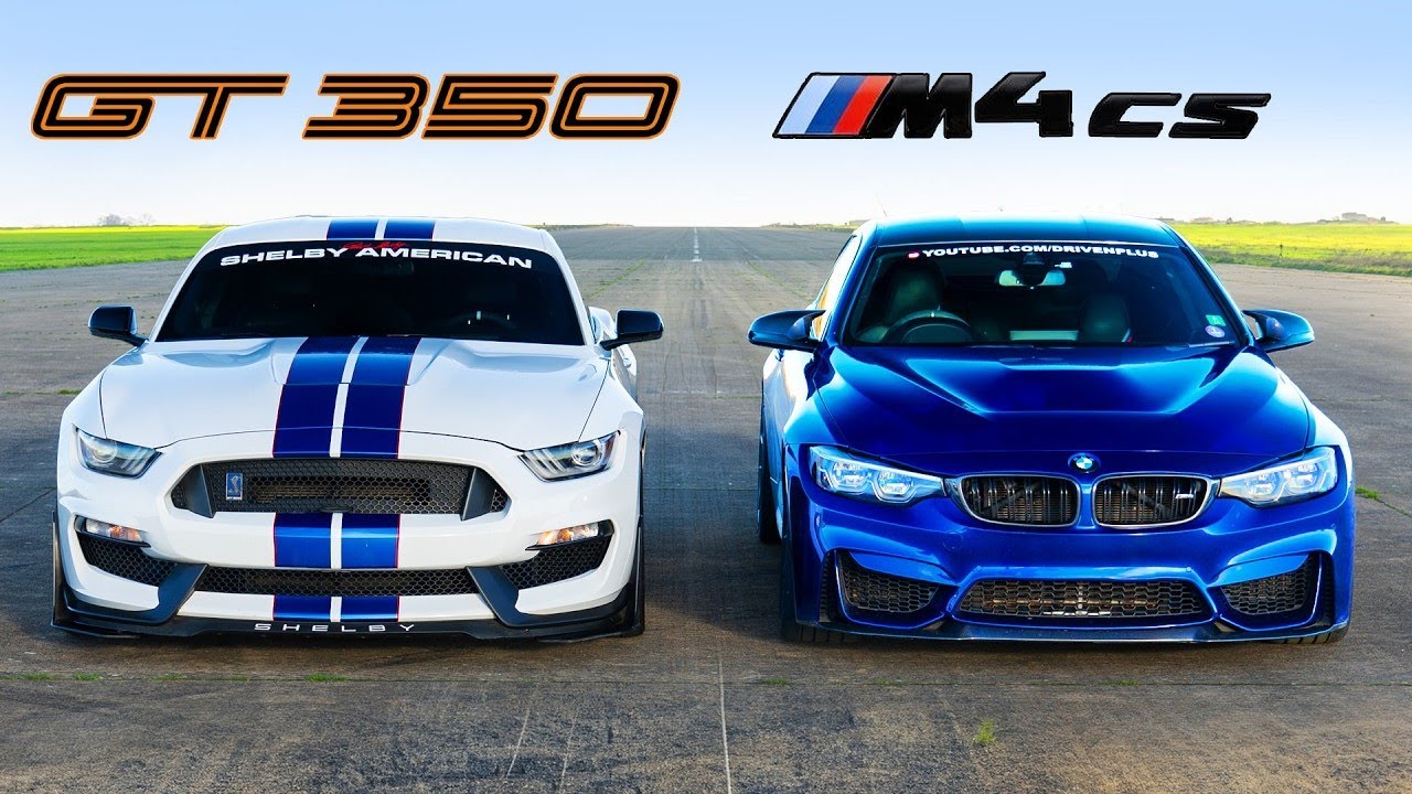BMW M4 CS vs Shelby GT350: ARRANCONES