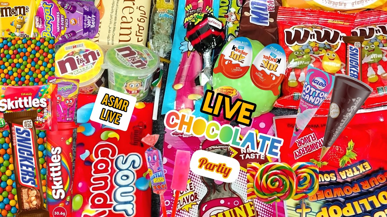 Sweets Candy ASMR Satisfying Video Asmr Rainbow Candy Lollipops and Double ChupaChups Unboxing video