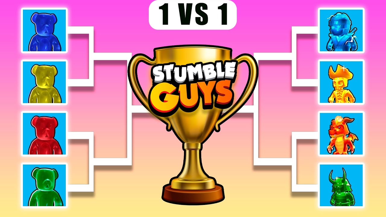 Candy BEARS vs First SPECIAL tournament 🔥 Stumble Guys Battle