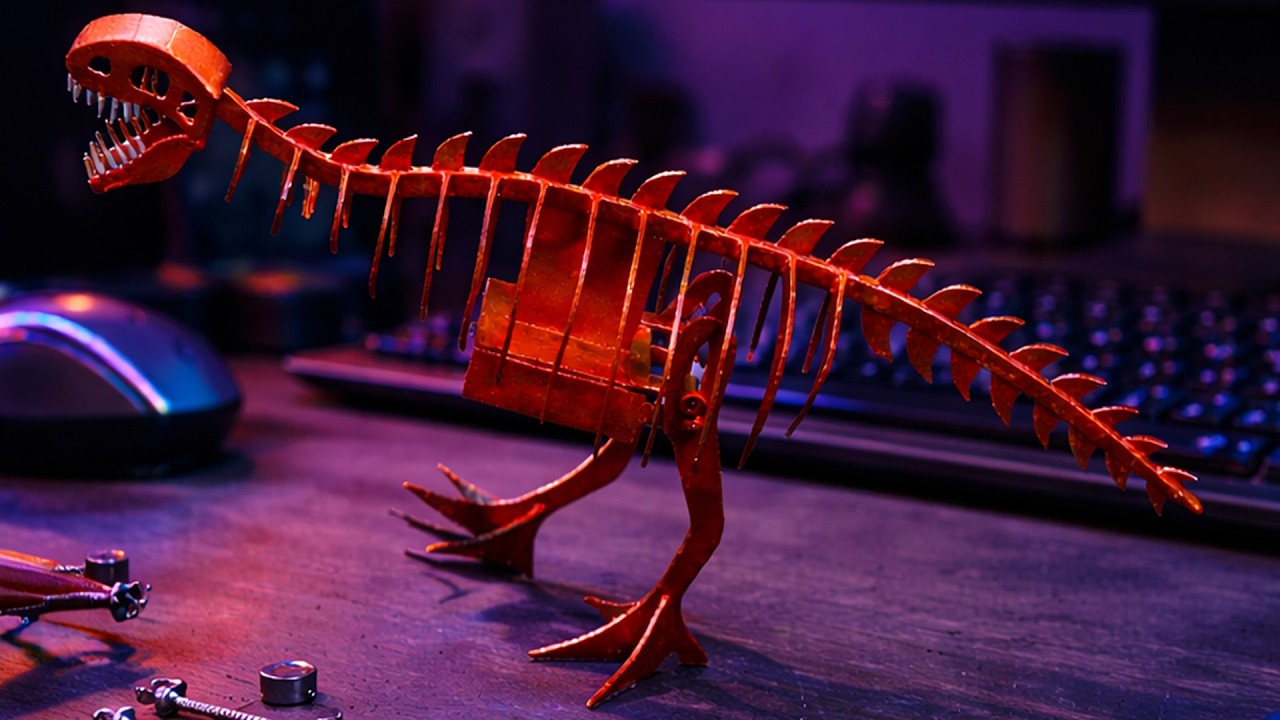 Ice Cream Stick Dinosaur Model 🦖 | Handmade Craft 🔥
