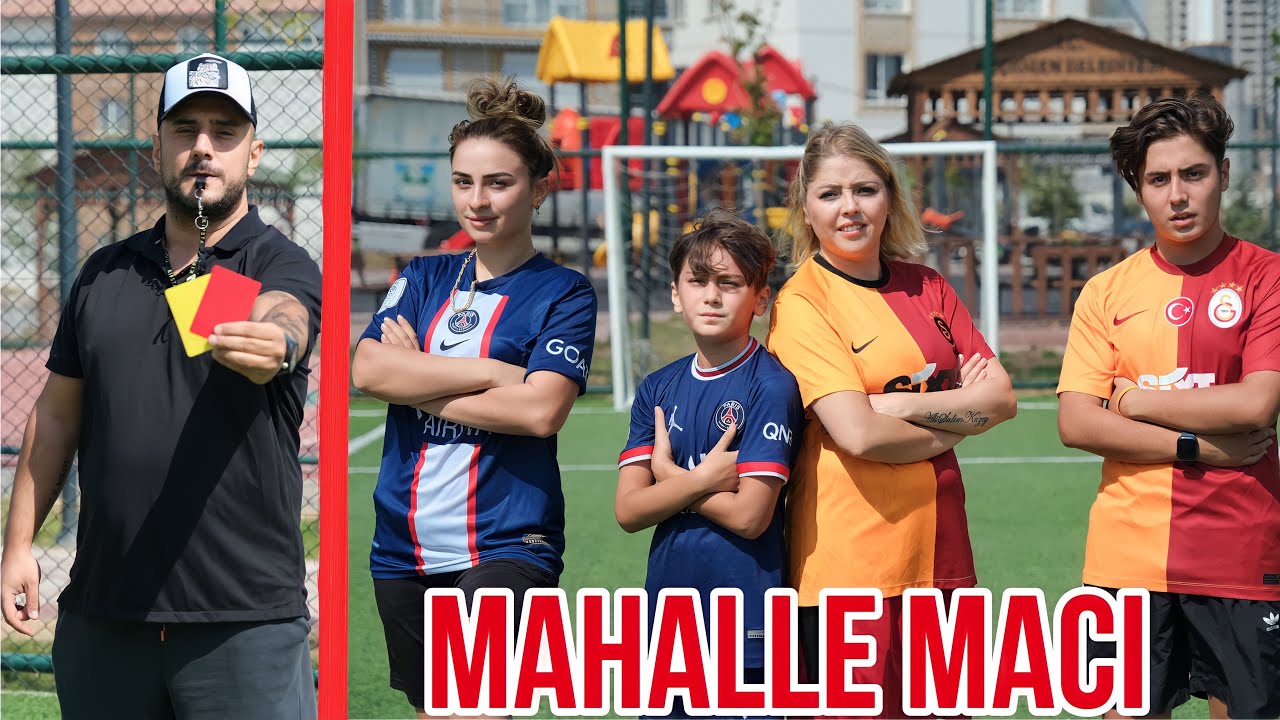ANNEMLE MAHALLE MAÇI YAPTIK CHALLENGE !! CİPS KOLA ISMARLAMALI