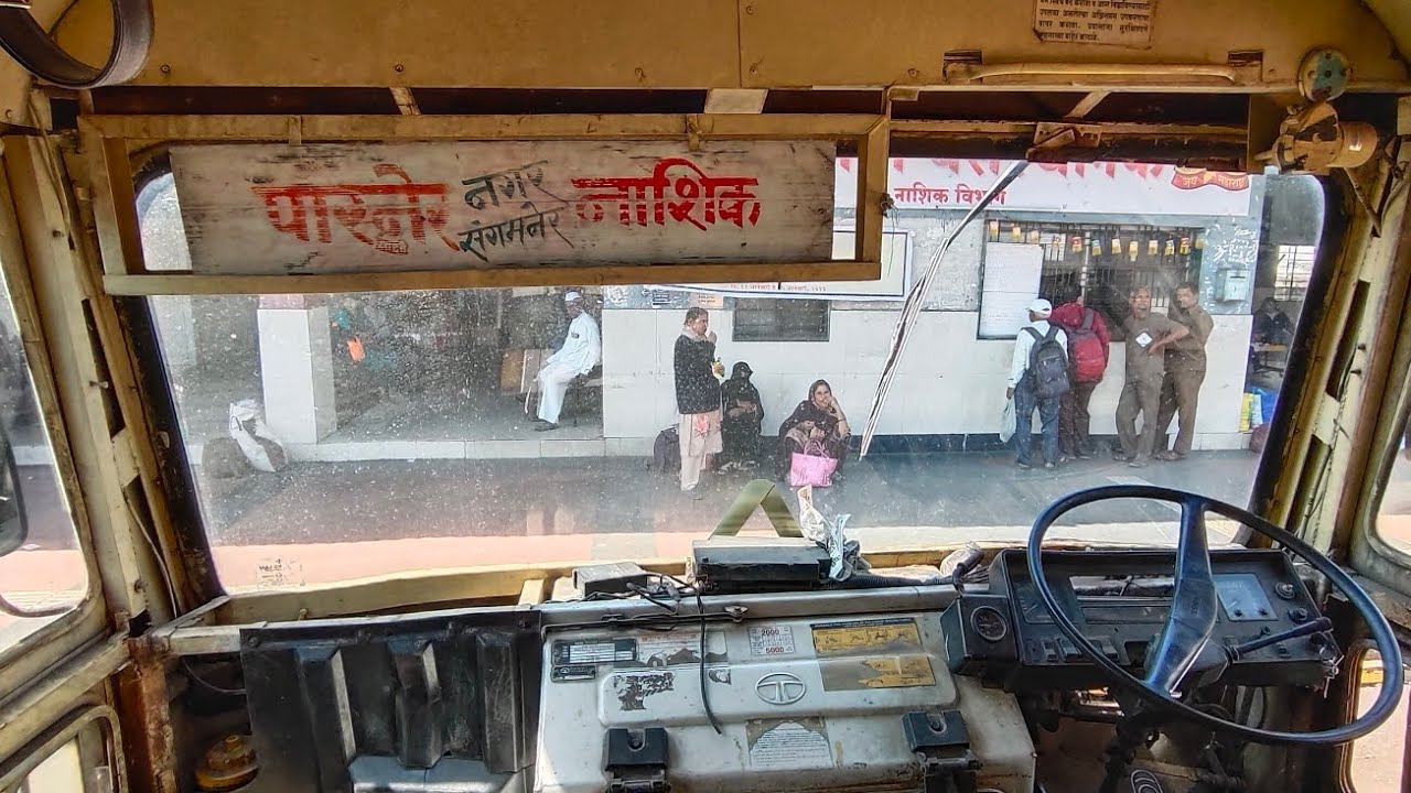 MSRTC Lal Pari Full Bus Journey From Nashik To Ahmednagar In Nashik Parner Lal Pari