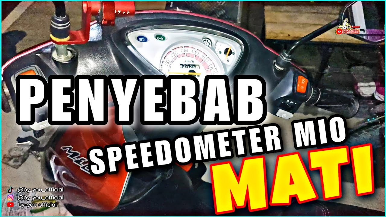 SPEEDOMETER MIO SPORTY MATI TOTAL ‼️ CEK SENDIRI GAK PERLU KE BENGKEL #mio #miosmile #miosporty
