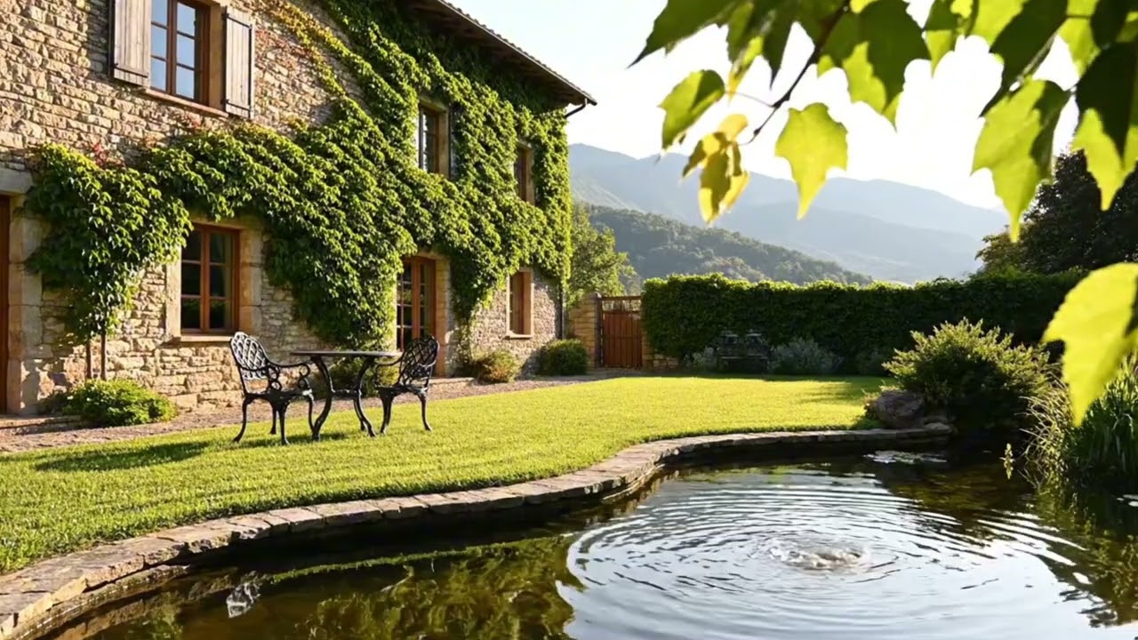 Quiet Countryside Cottage by the Pond 🌿🏡 | Relax Jazz Playlist for Calm Mood & Peaceful Moments
