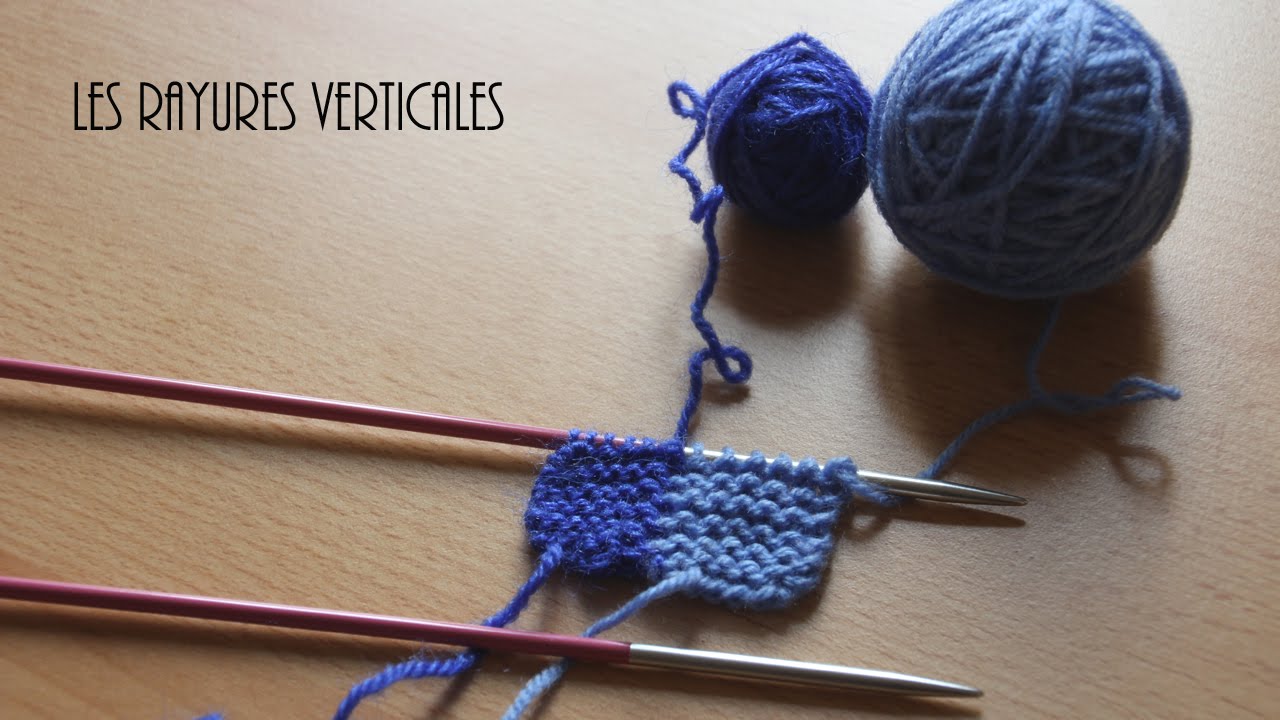 {Tricot} Les rayures verticales