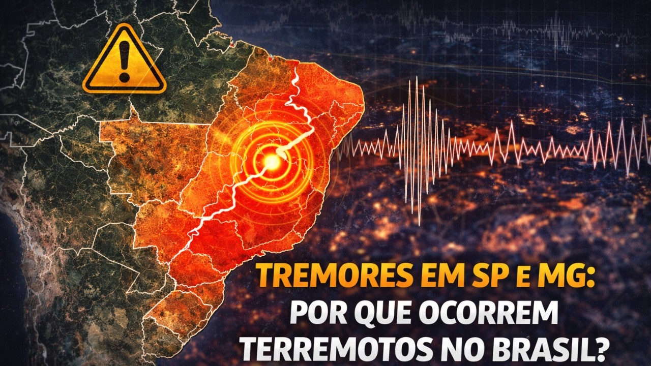 ⚠️ Tremores em SP e MG: Por que ocorrem terremotos no Brasil?