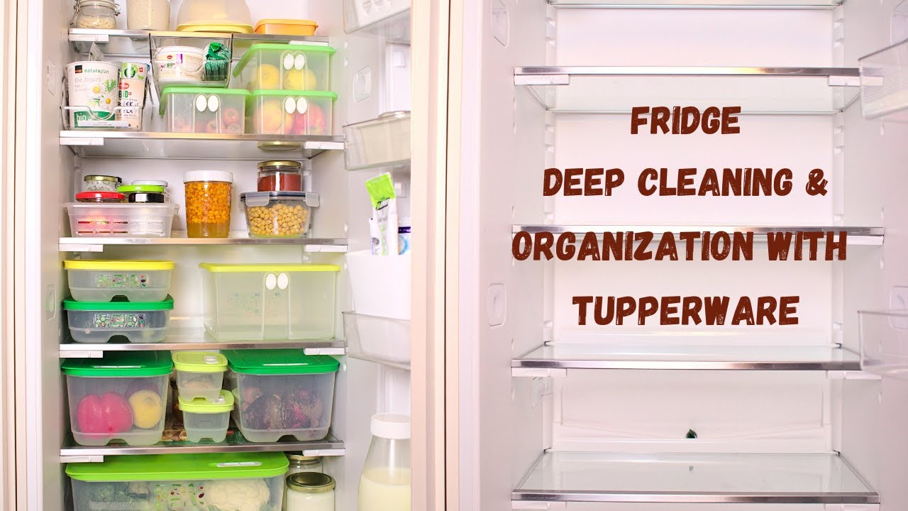 Easy Deep Cleaning & Fridge Organization Hacks | Tupperware Storage Tips That Work