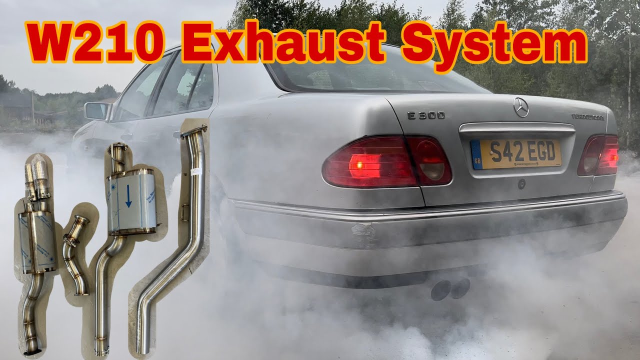 Выхлопная система из нержавеющей стали W210, турбодизель E300