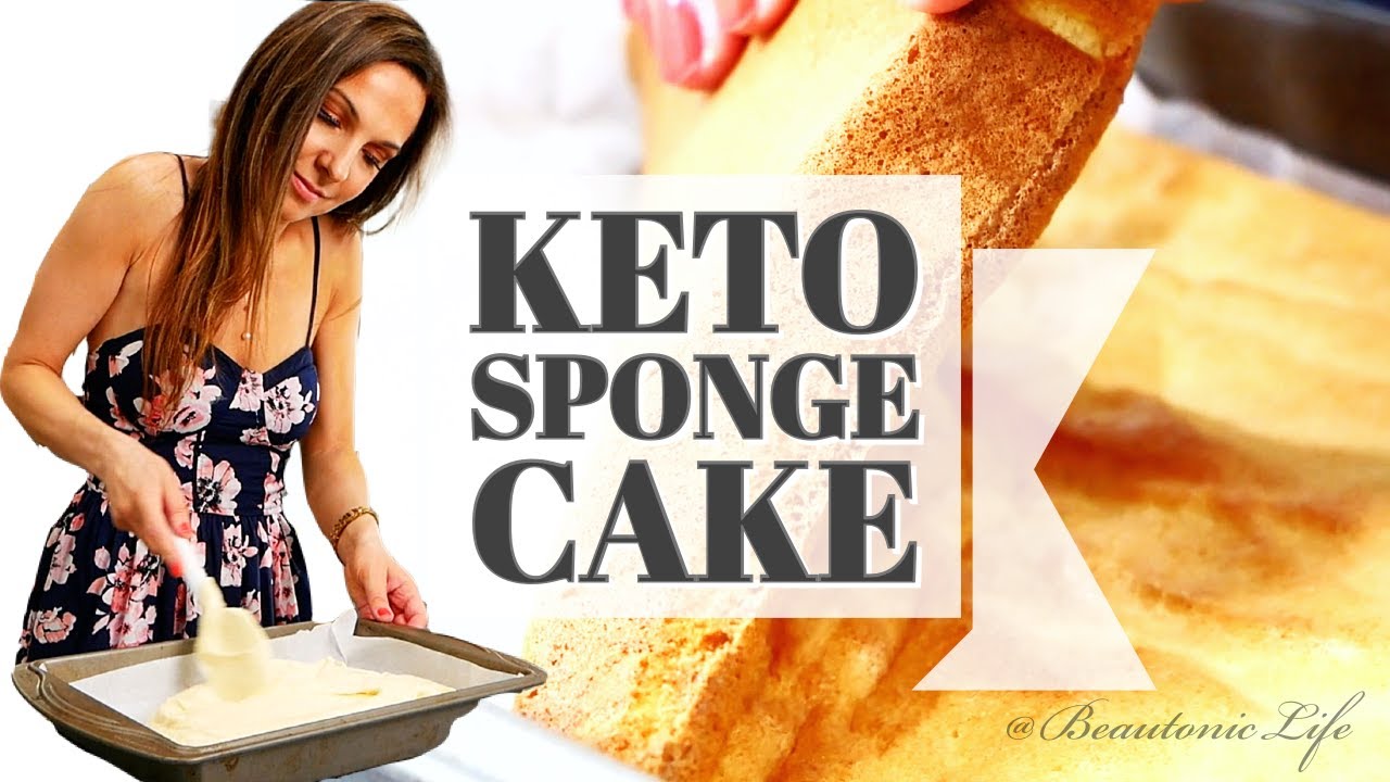 Keto Sponge Cake Recipe [Almond Flour, Gluten Free]