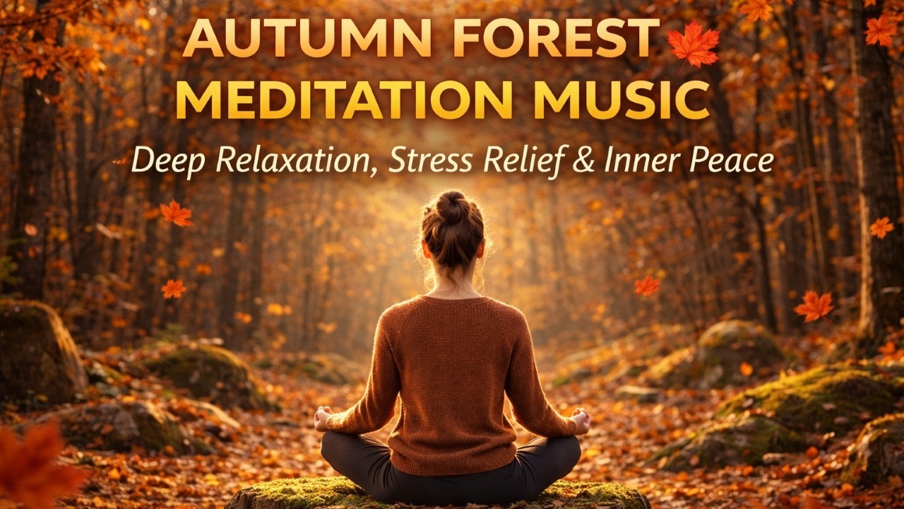 Autumn Forest Meditation Music 🍁 Deep Relaxation, Stress Relief & Inner Peace