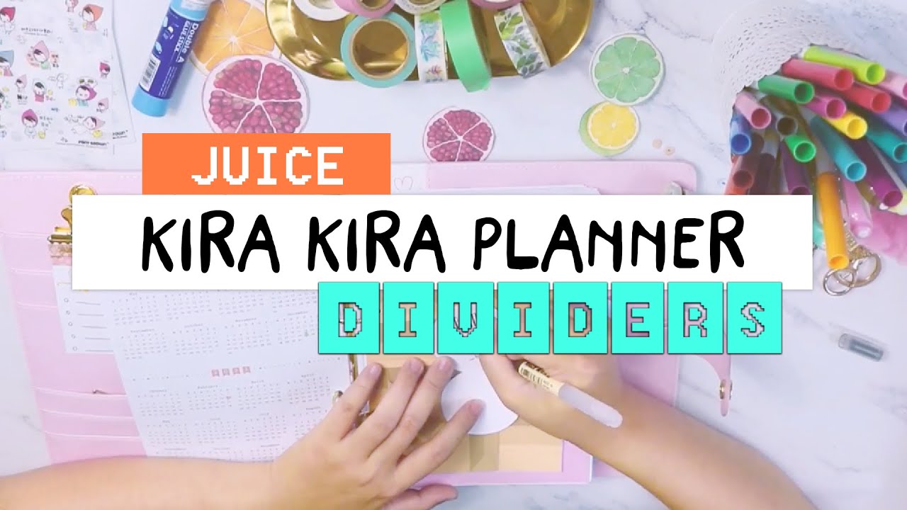 How To Set Up My Kira Kira Planner | Dividers | Fruit Style