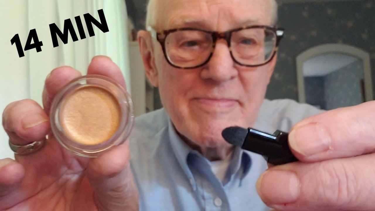 ASMR Grandpa Doing Your Makeup for Sleep Tapping + Brushing + Encouragement (LAYERED SOUNDS)💄