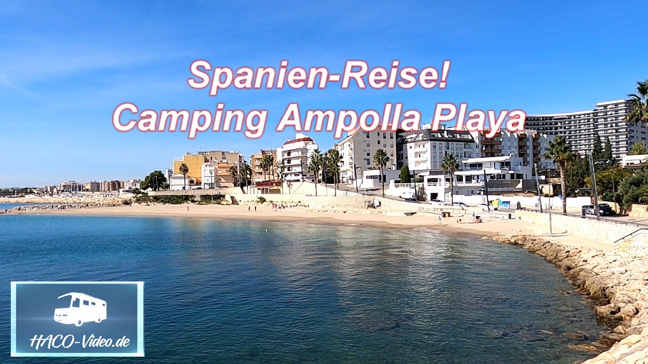Spanien-Reise!  Camping Ampolla Playa am Ebro-Delta
