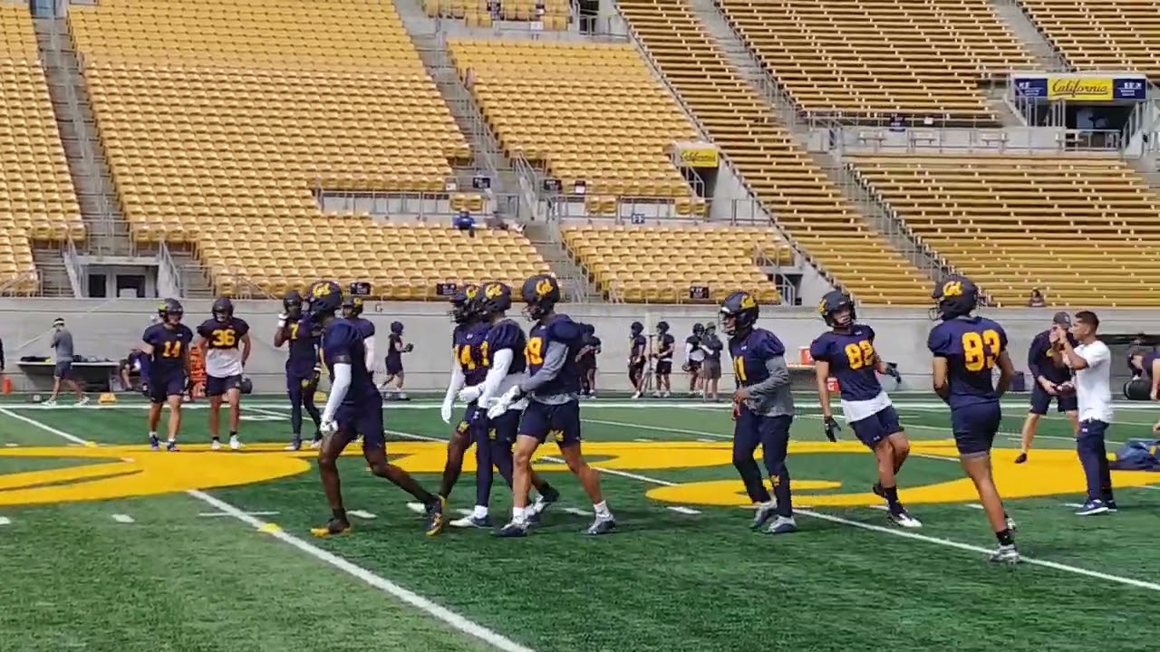 2022 Cal Football Fall Camp Day 1