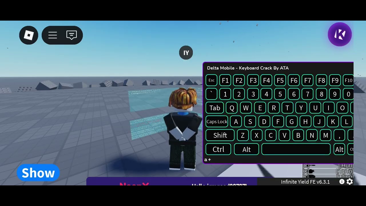 Showcasing the server admin and the caducus script:)