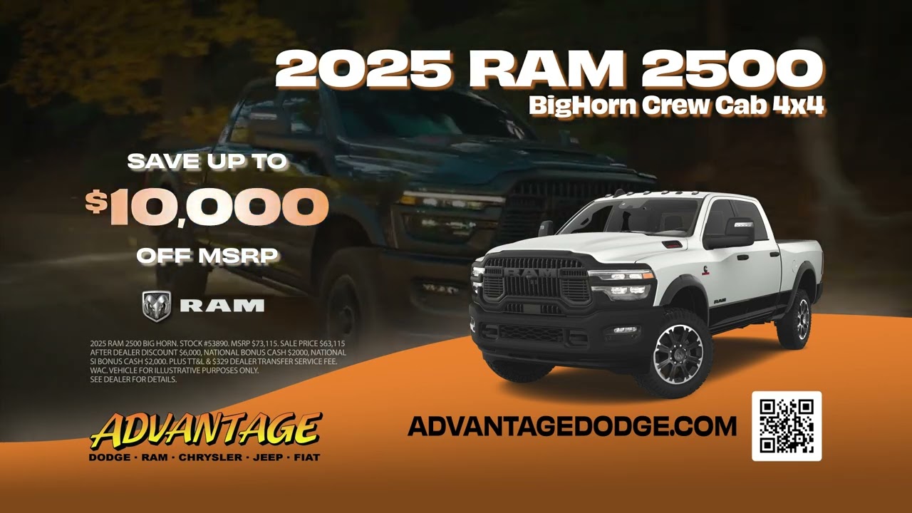 Advantage Dodge "2025 Ram 2500 BigHorn Crew Cab 4x4"
