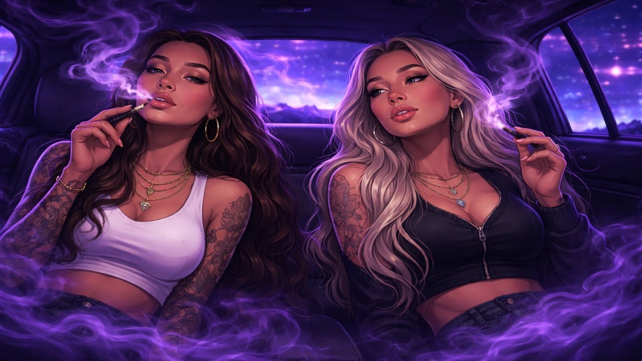 Purple Nights | Chill Rap & Atmospheric Smoke Mix  [1 hour]