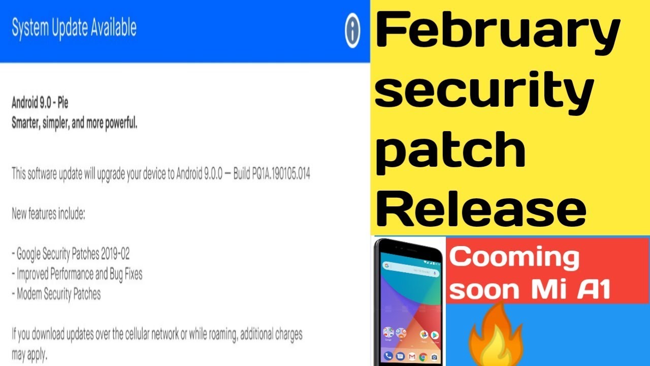 February security patch release 2019 !