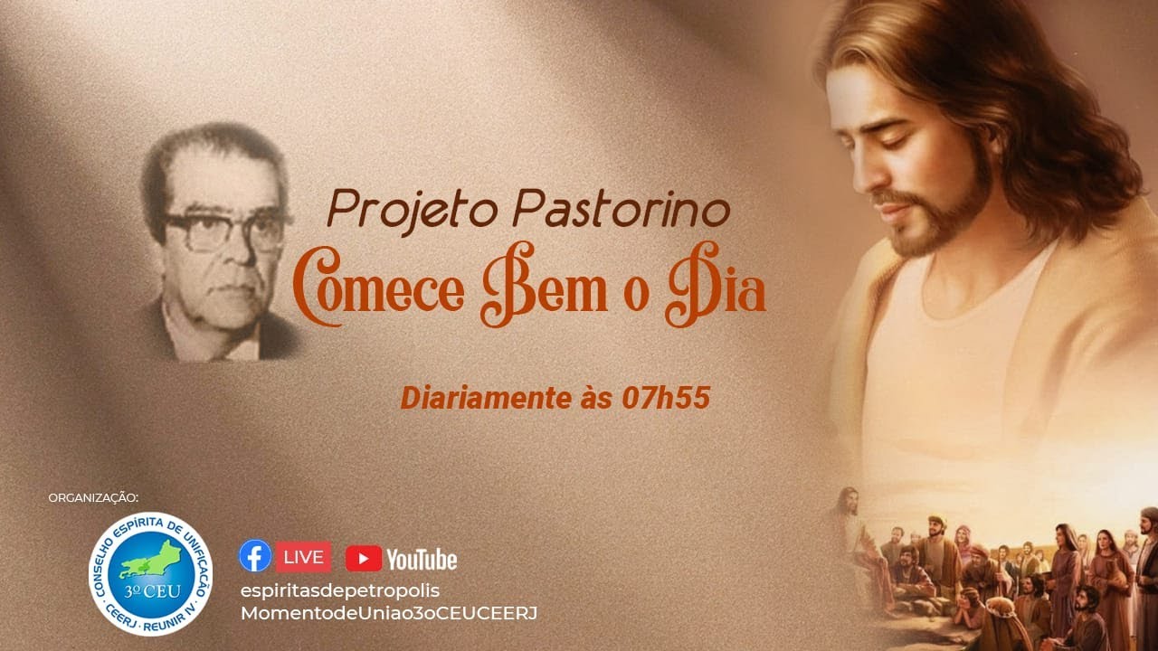 Projeo Pastorino Comece Bem o Seu Dia todos os dias as 7e55hs.