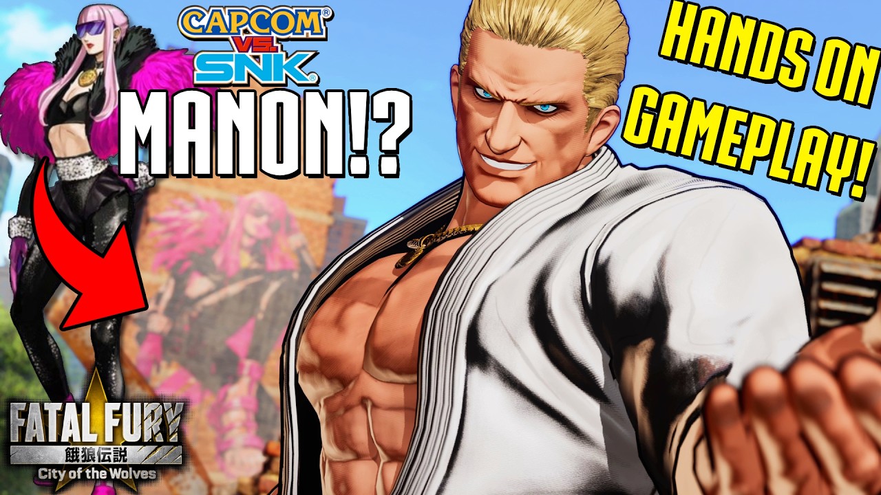 Geese Howard is a NIGHTMARE! Capcom vs SNK 3 Hints & Hands On Gameplay - Fatal Fury CotW