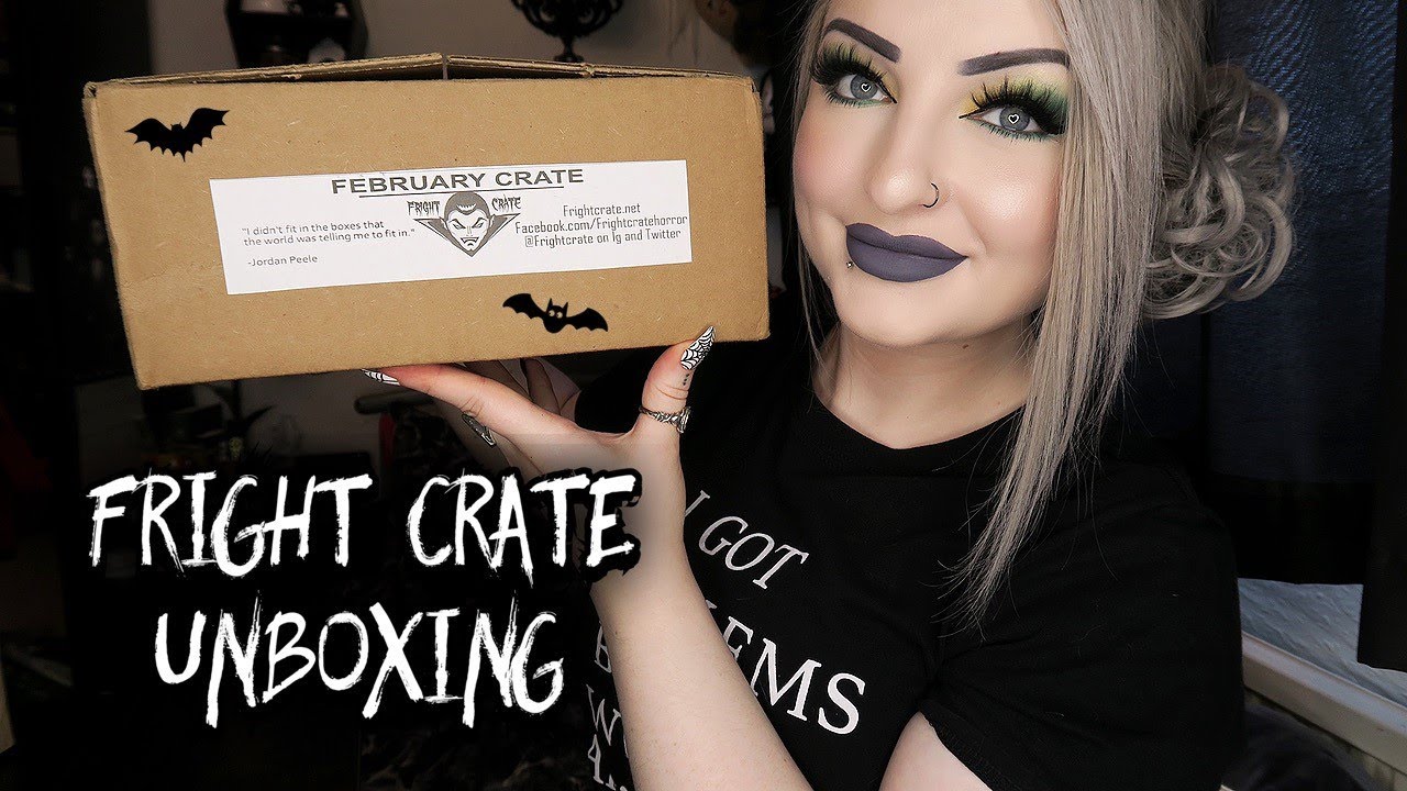 Fright Crate - Monthly Horror Subscription Box Unboxing - February 2021