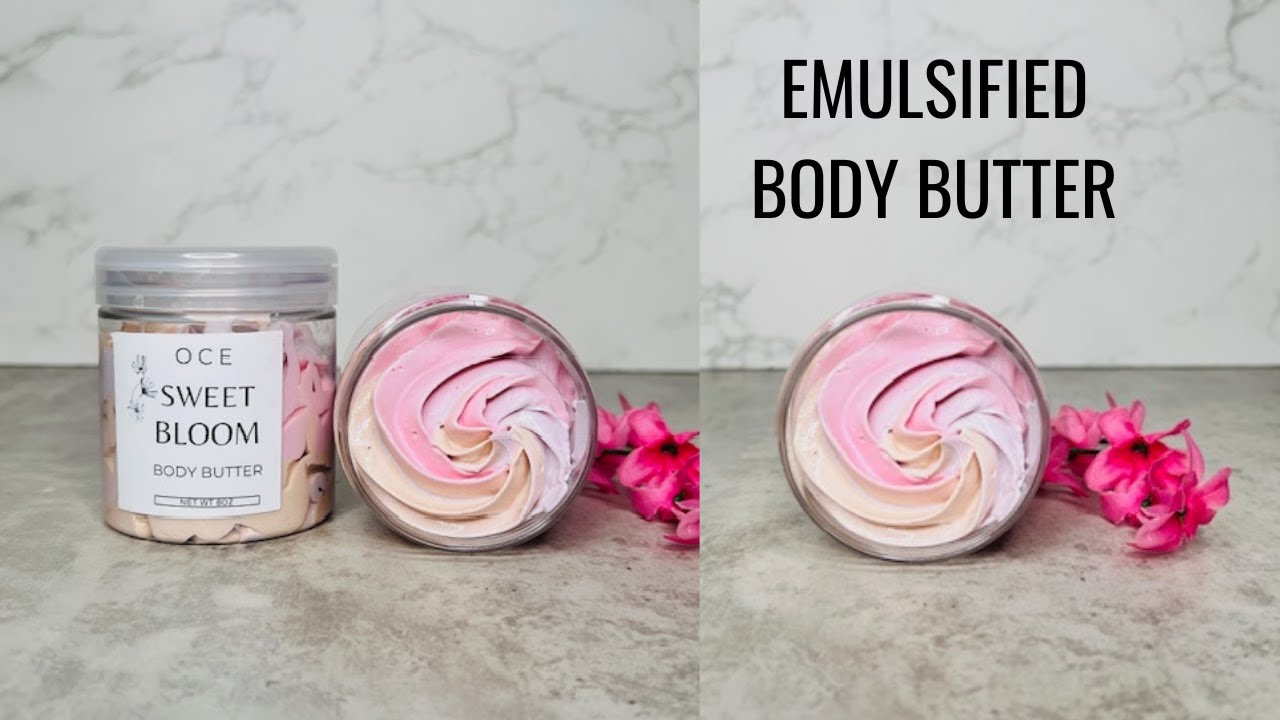DIY Emulsified Body Butter Step By Step/NO MELTING WITH RECIPE