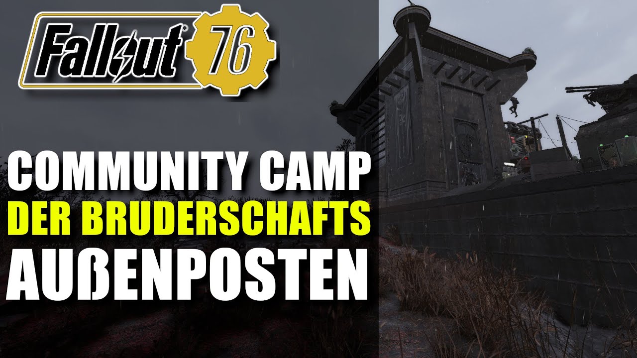 Der Au&szlig;enposten | Community CAMP Besichtigung | Fallout 76
