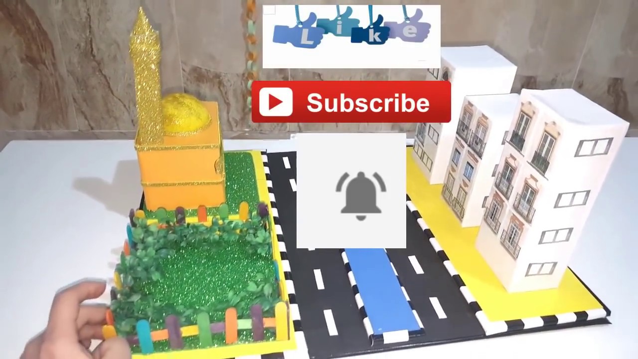 طريقة عمل مجسم للمدينة روووعة | HOW TO MAKE MODEL OF CITY