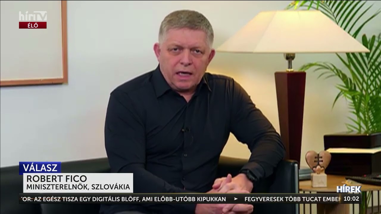 Robert Fico így vágott vissza az ukrán zsarolásra - HírTV
