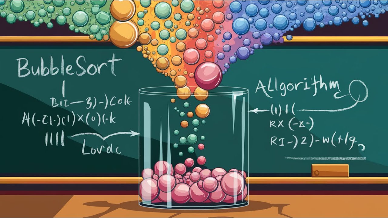 Bubblesort im Struktogramm und als Wertetabelle