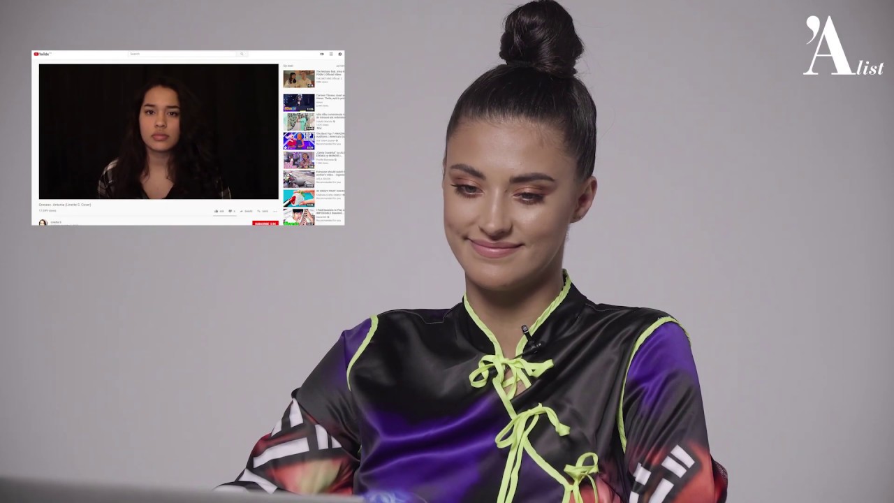 Antonia reacts to fan covers