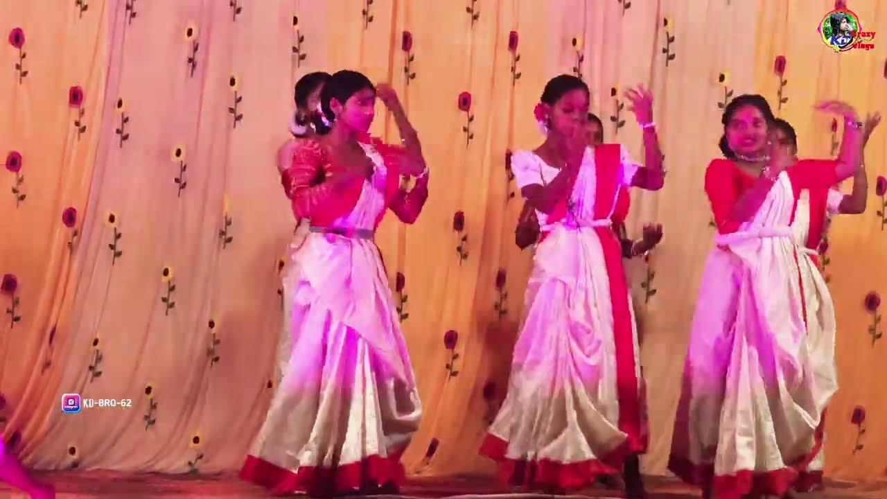 संस्कृतिक कार्यक्रम में प्रस्तुति करती बालिका 💐🎊 आदिवासी हो समाज झारखंड #dance #trending #viruls 