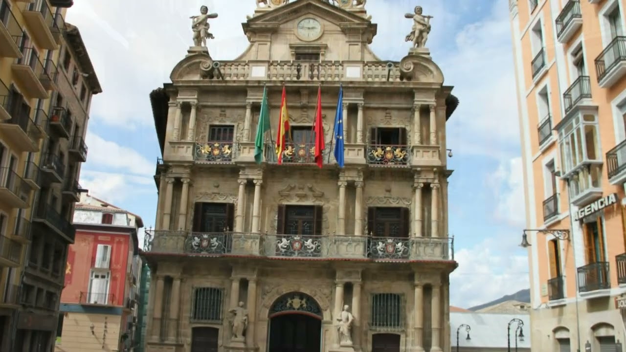 Recorrido del encierro de Pamplona o Iru&ntilde;a o Iru&ntilde;ea