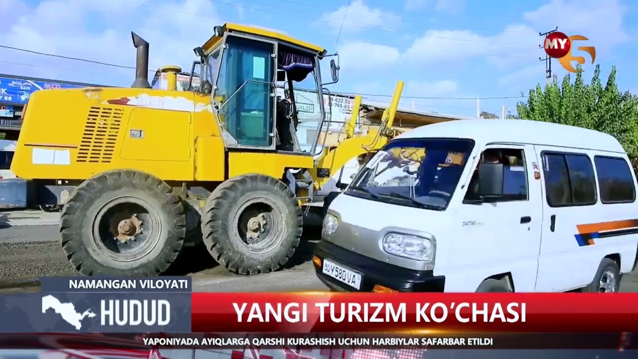 D 105F «Namangan shahriga (76-km.dan)» avtomobil yo‘lining 0–4-kilometrlari rekonstruksiya jarayoni