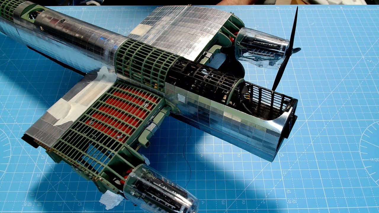 Building the wooden Avro Lancaster bomber stage 115