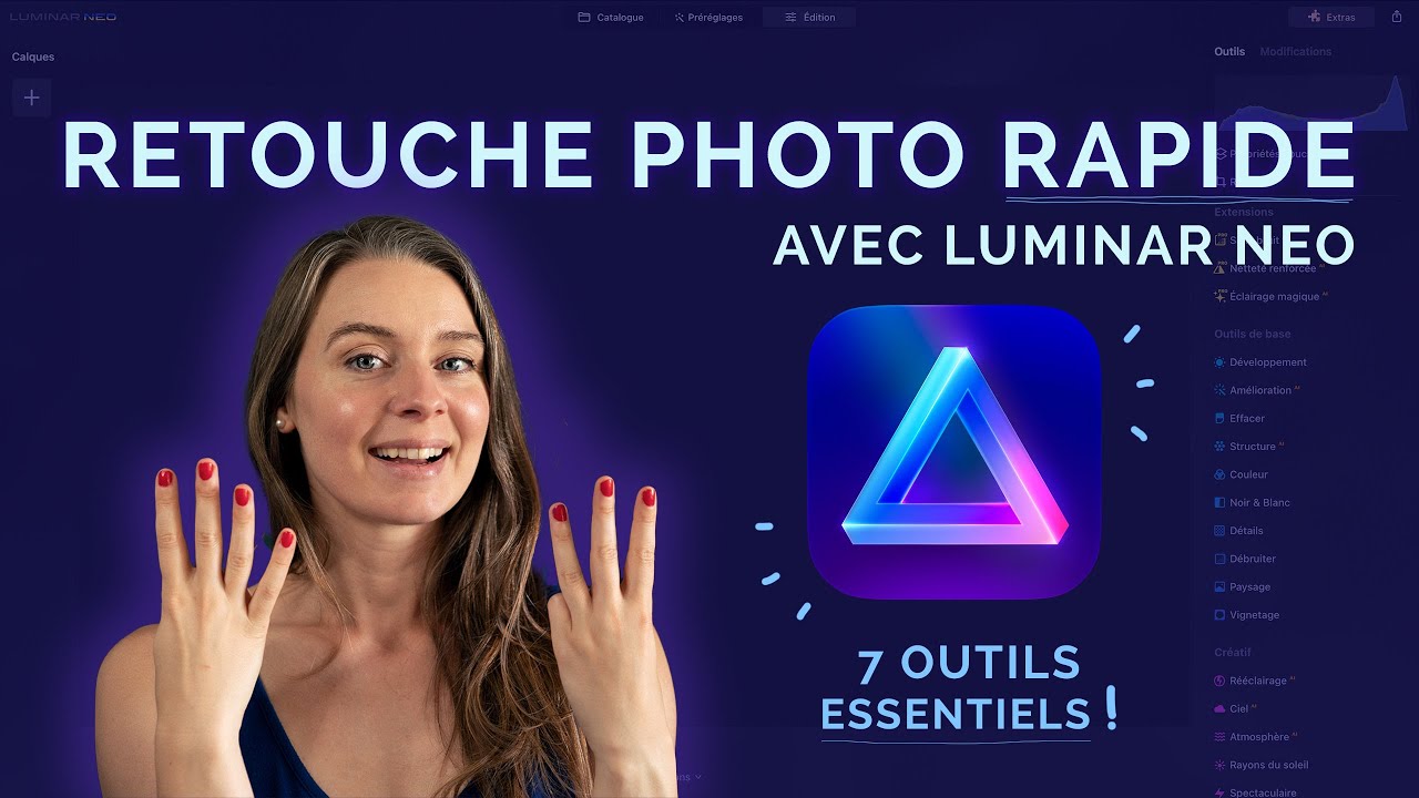 7 astuces retouche photo RAPIDES avec les outils IA de Luminar Neo !