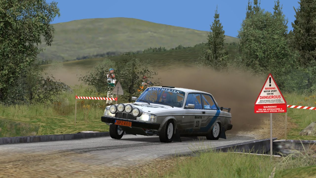 Midsommarsprinten ss4 Snabbaste 2wd - Incar Volvo 242 - Richard Burns Rally