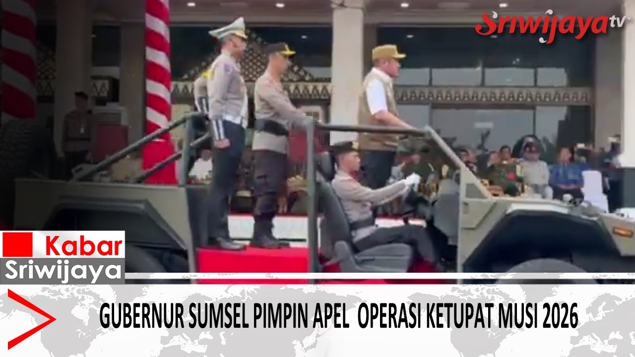 Herman Deru Pimpin Apel Gelar Pasukan Operasi Ketupat Musi 2026 di Palembang