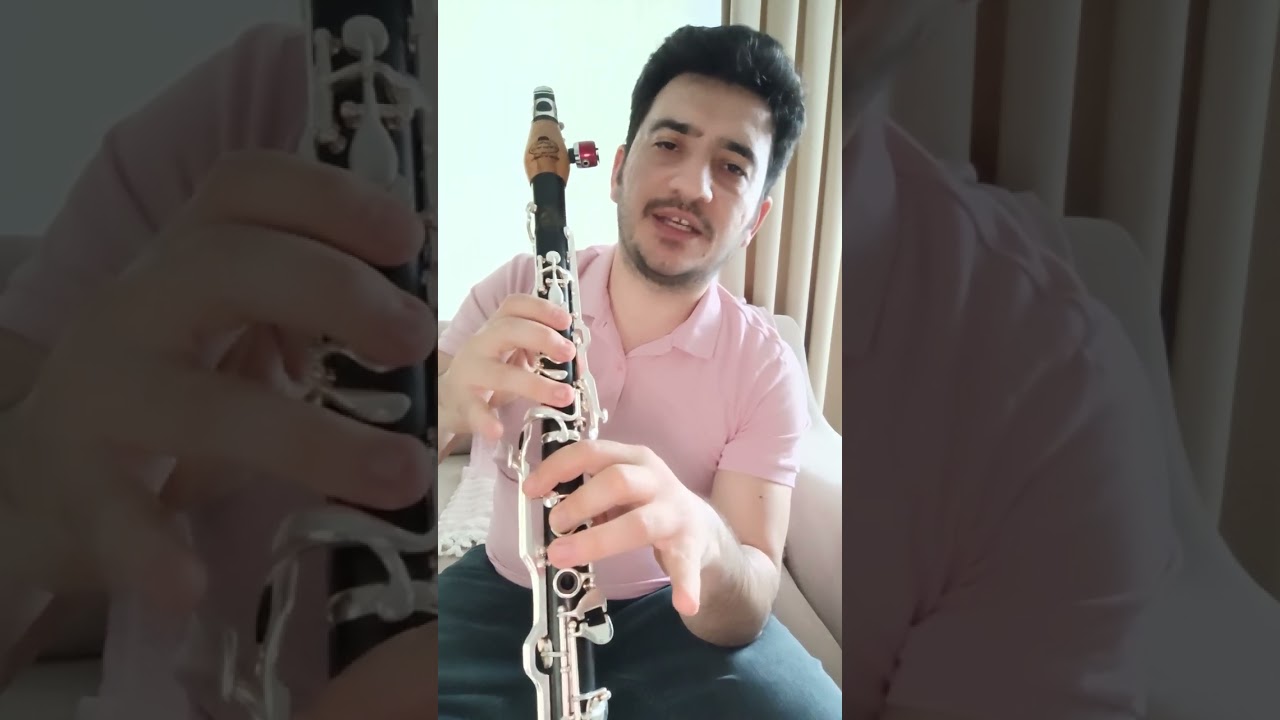 klarnet ile Ezel yakın çekim