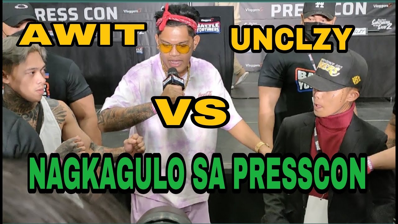 AWIT VS. UNCLZY NAGKAGULO SA PRESSCON