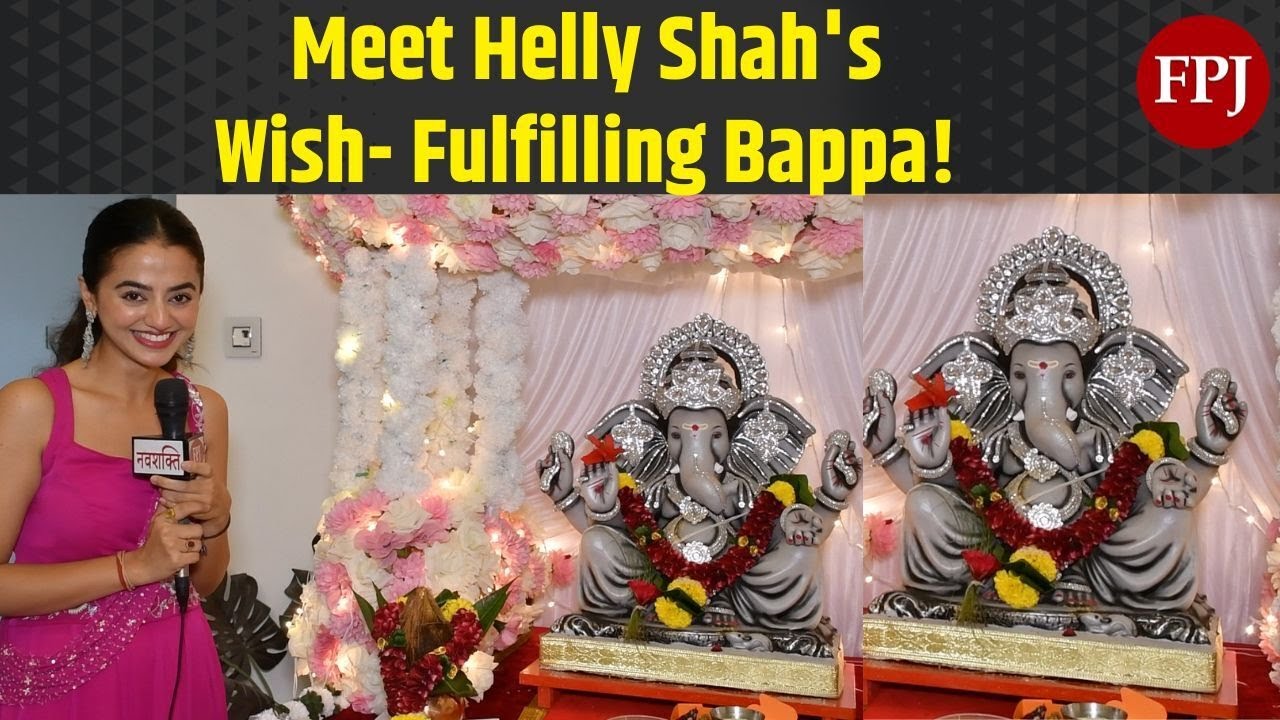 Helly Shah’s Eco-Friendly Bappa, Special Rituals & More!