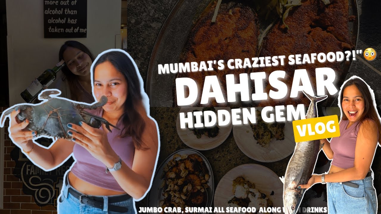 I Tried Mumbai’s Craziest Seafood! 😳🦀 | Jumbo Crab Feast in Dahisar | Lotus Court